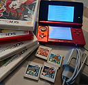 nintendo 3DS rouge