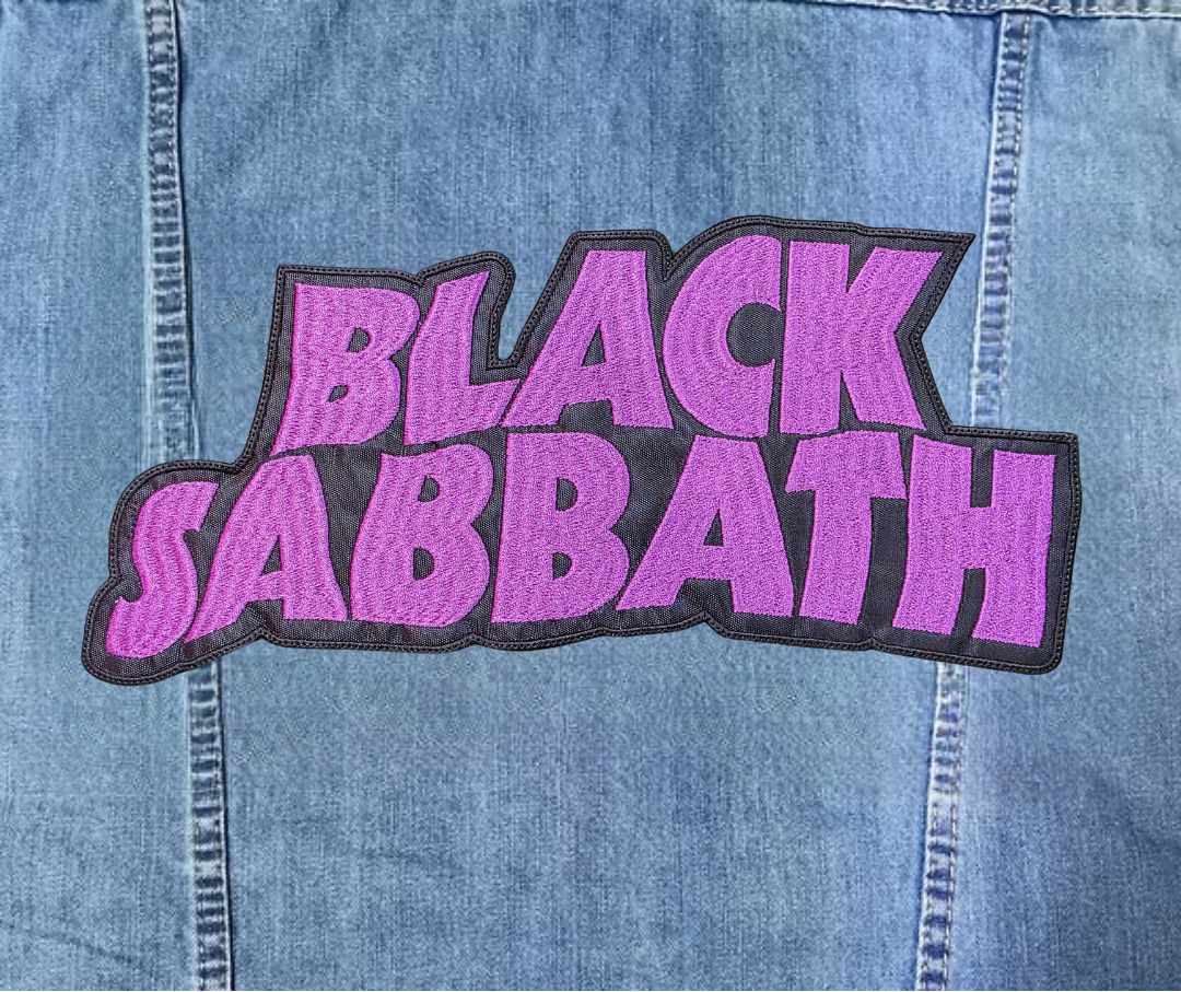 BLACK SABBATH - Logo EMBROIDERED BACK PATCH
