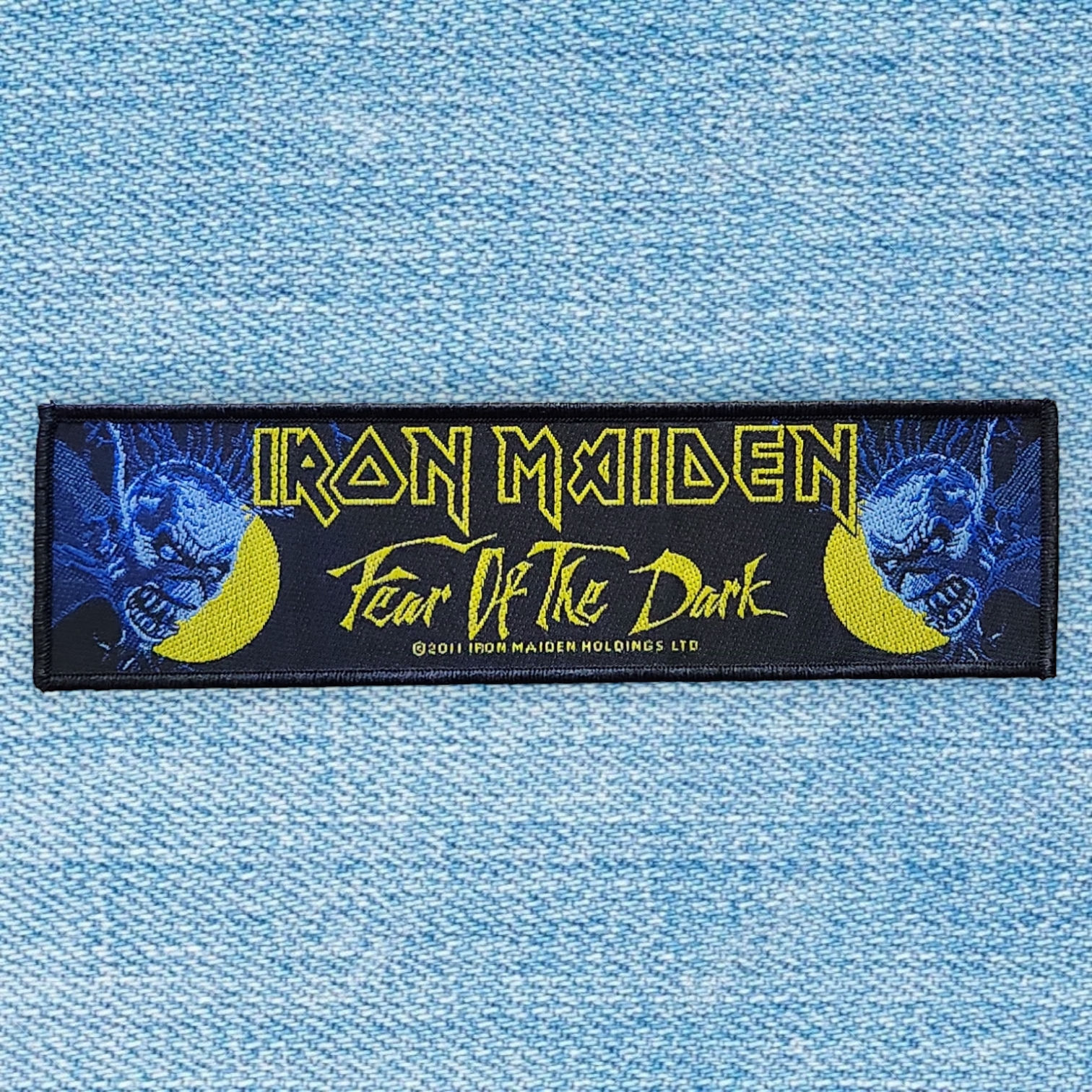 IRON MAIDEN - Fear of the Dark Stripe WOVEN PATCHE