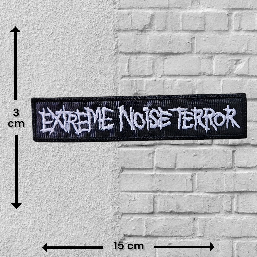 EXTREME NOISE TERROR - Logo EMBROIDERED PATCH