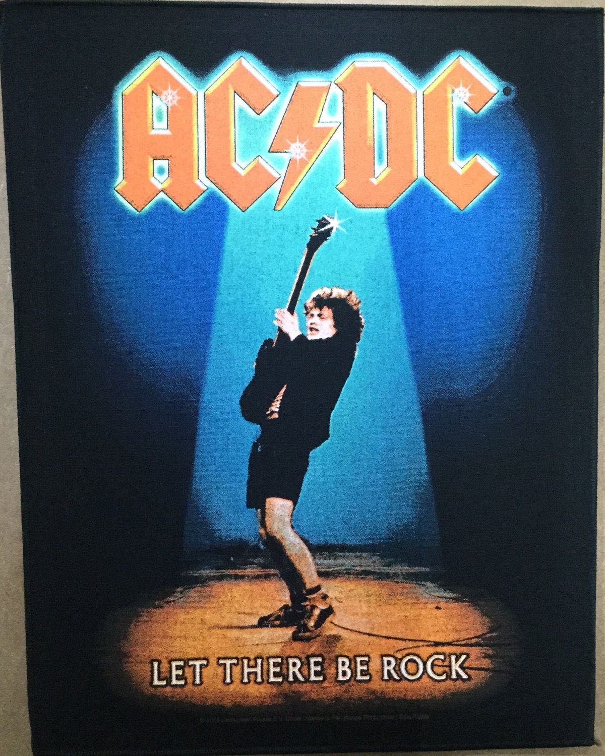 AC/DC - Let There Be Rock Back Patch