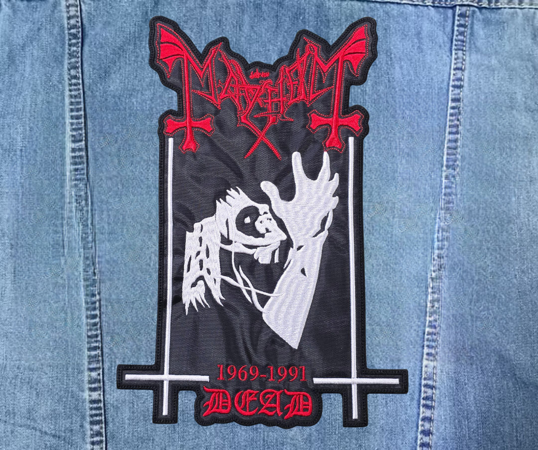 MAYHEM - DEAD EMBROIDERED BACK PATCH