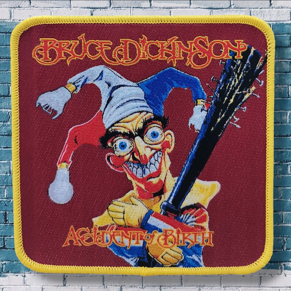 Thumbnail: BRUCE DICKINSON- Accident Of Birth WOVEN PATCH