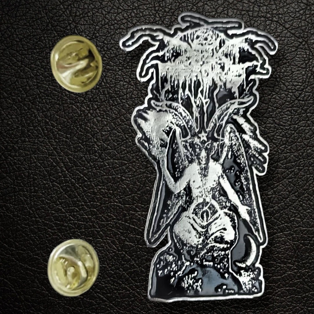 DARKTHRONE - Logo Baphomet METAL PIN