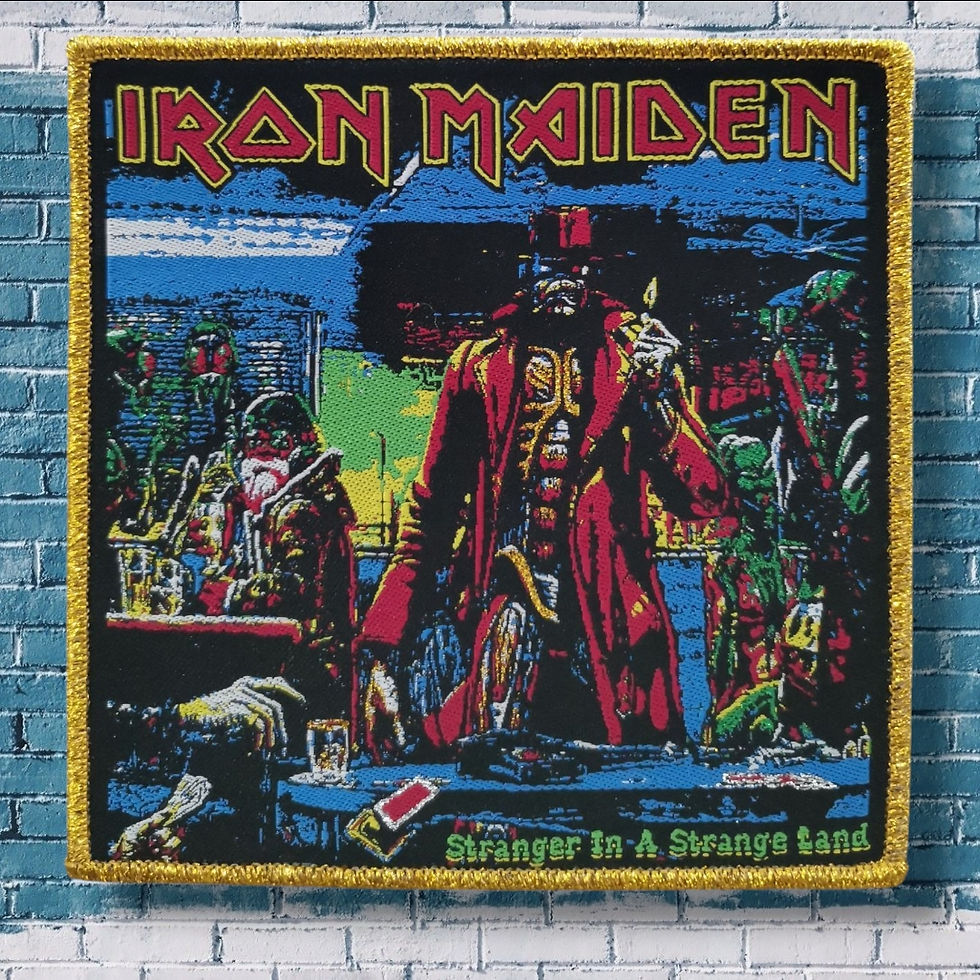 Thumbnail: IRON MAIDEN - Stranger In A Strange Land WOVEN PATCHE