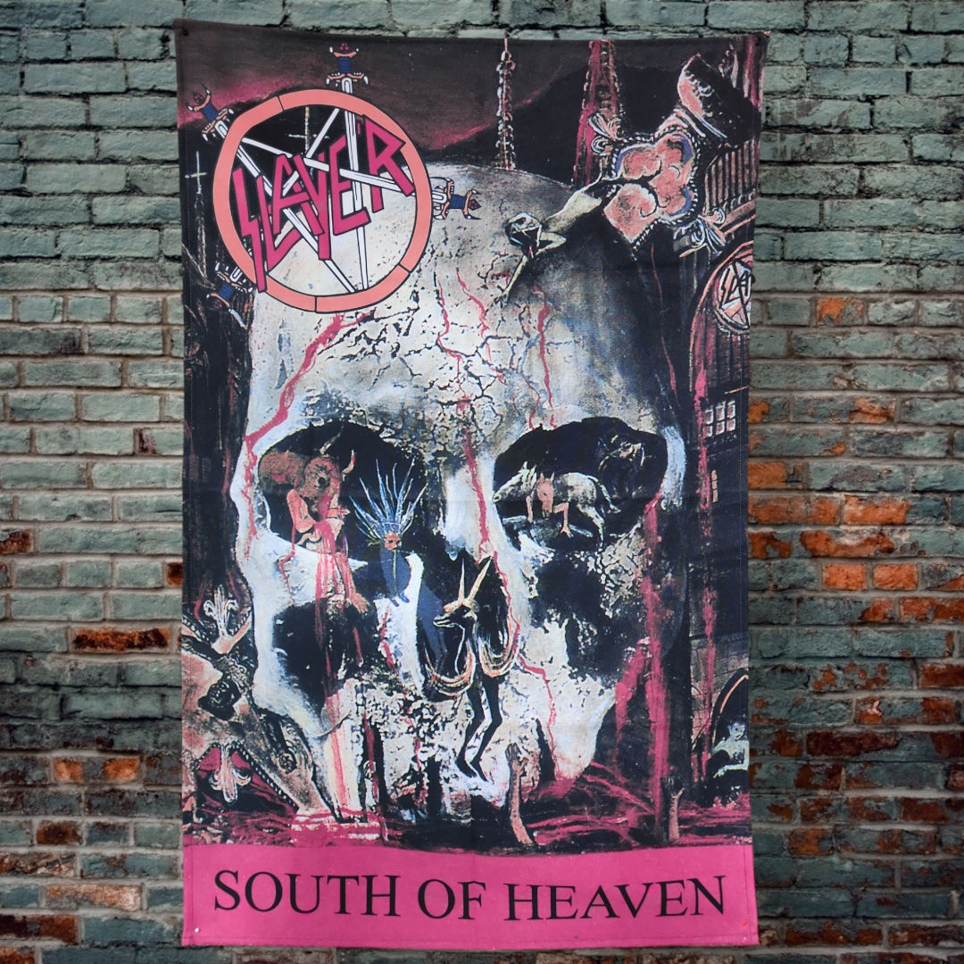 SLAYER - South of Heaven POSTER TEXTIL