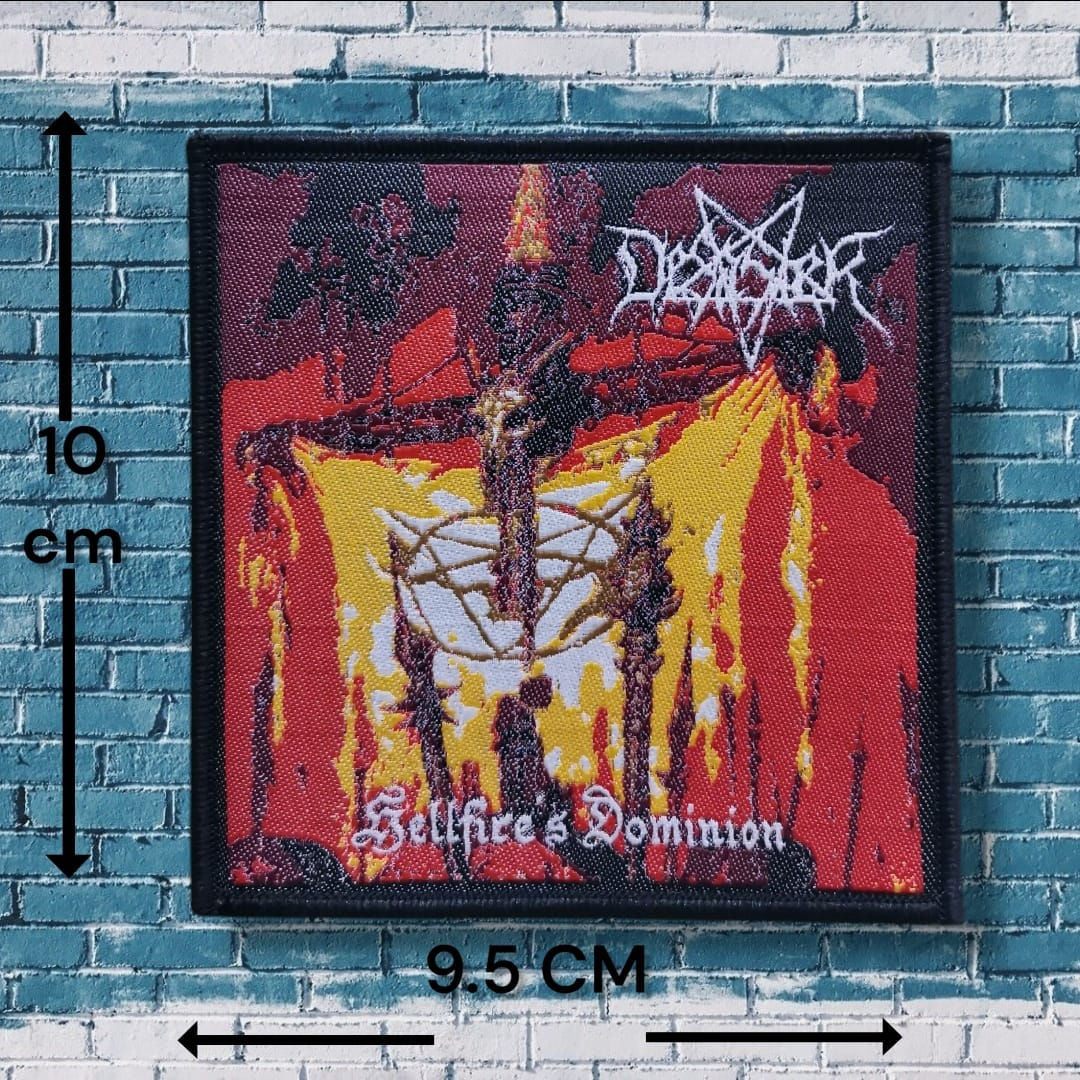 DESASTER - Hellfires Dominion WOVEN PATCH