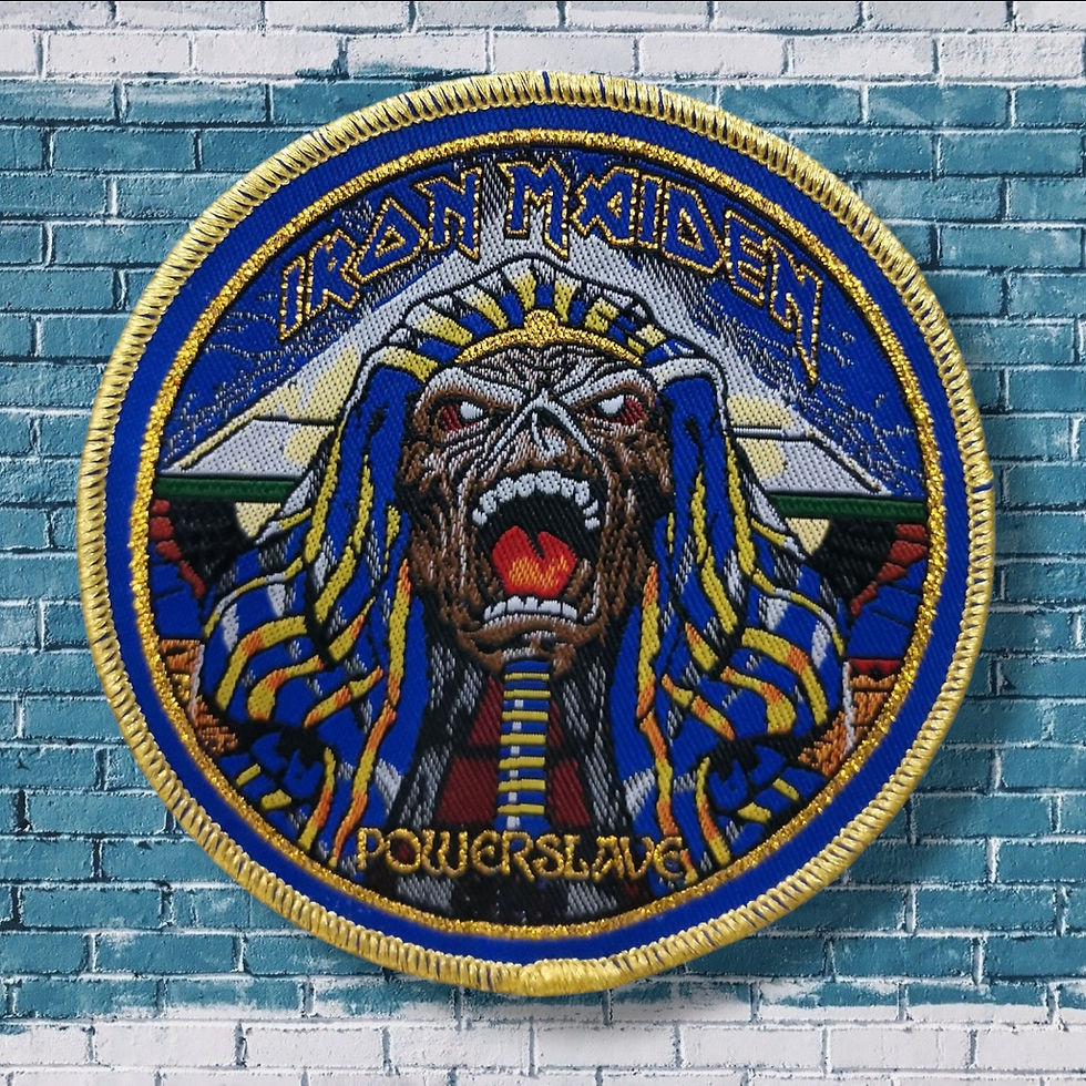 Thumbnail: IRON MAIDEN - Powerslave (round) WOVEN PATCH 