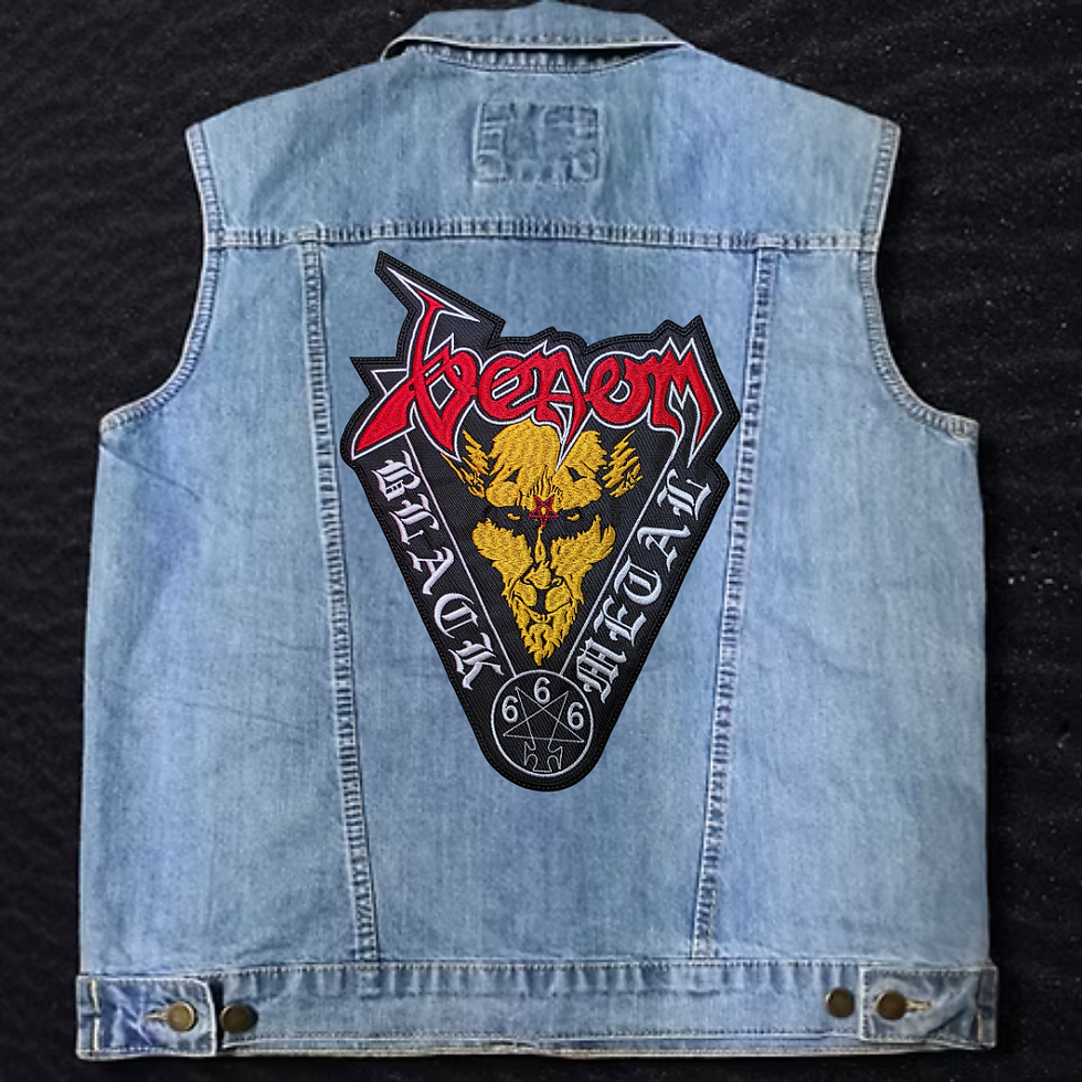 Thumbnail: VENOM - Black Metal 666 EMBROIDERED BACK PATCH