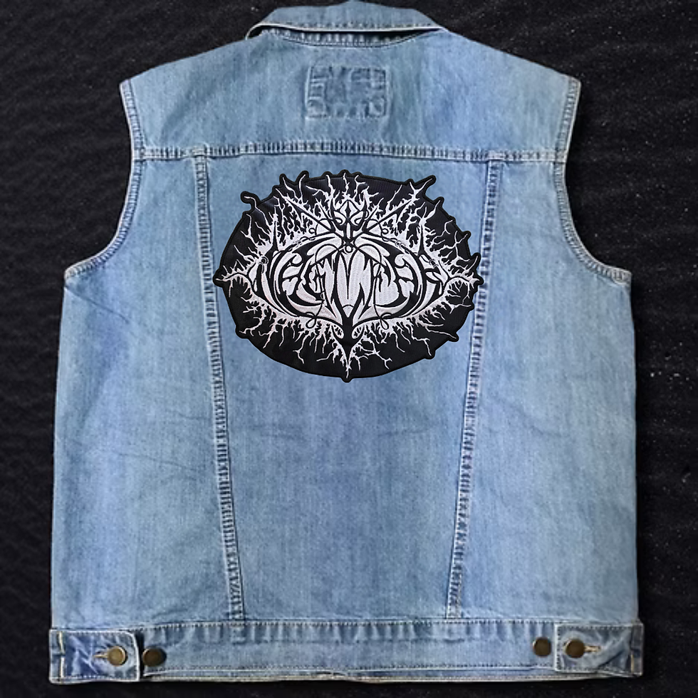 Thumbnail: NAGLFAR - Logo EMBROIDERED BACK PATCH