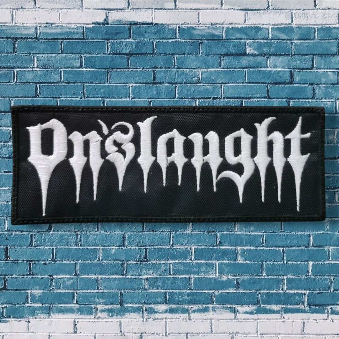 ONSLAUGHT - Logo EMBROIDERED PATCH