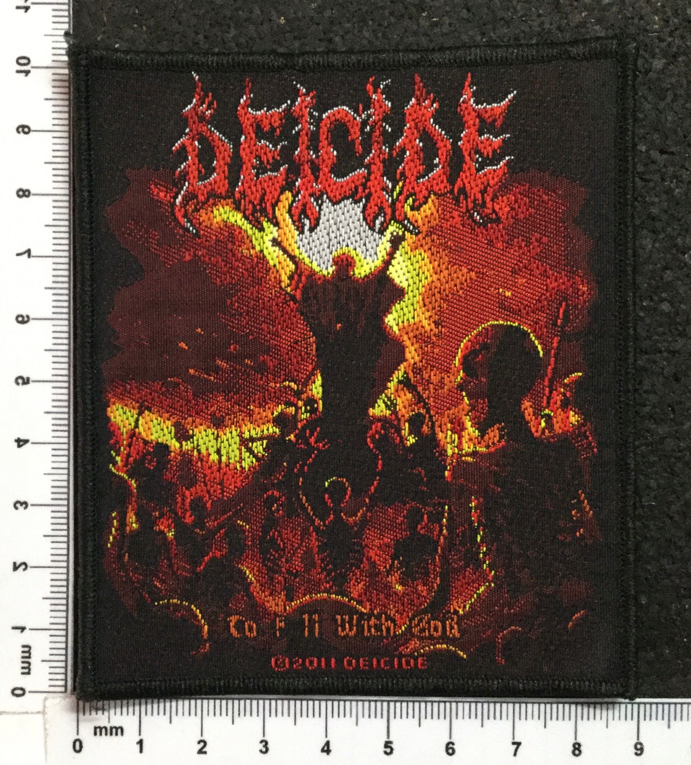 DEICIDE - To Hell with God  WOVEN PATCH