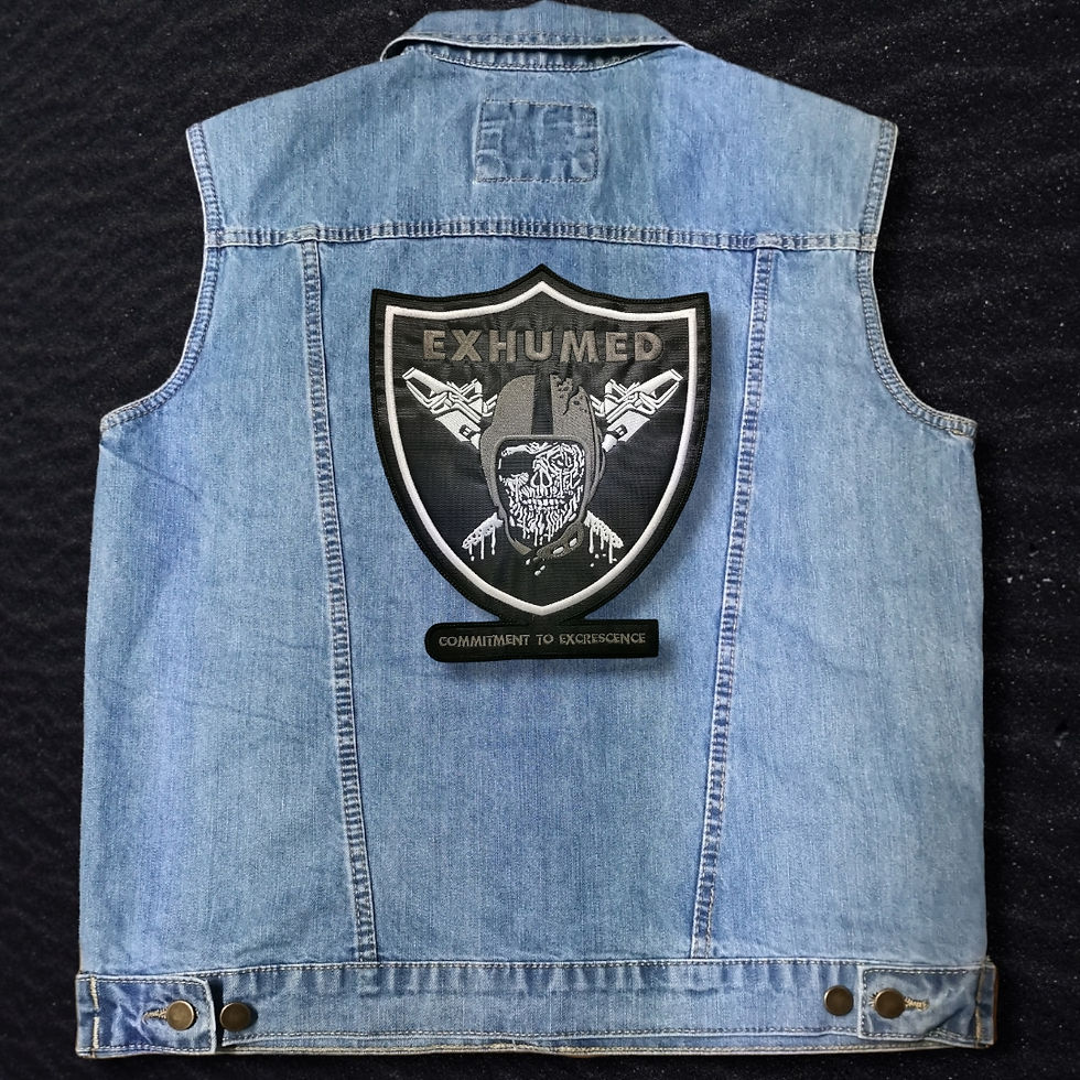 Thumbnail: EXHUMED -  Commitment to Excrescence  EMBROIDERED BACK PATCH