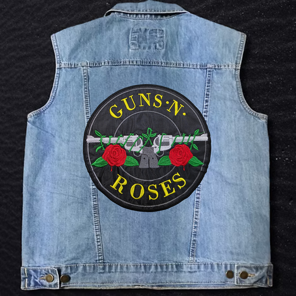 Thumbnail: GUNS N' ROSES  - LOGO ROUND EMBROIDERED Back Patch