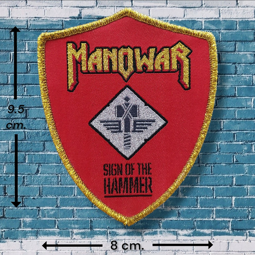 Thumbnail: MANOWAR - Sign Of The Hammer (Shield) WOVEN PATCH