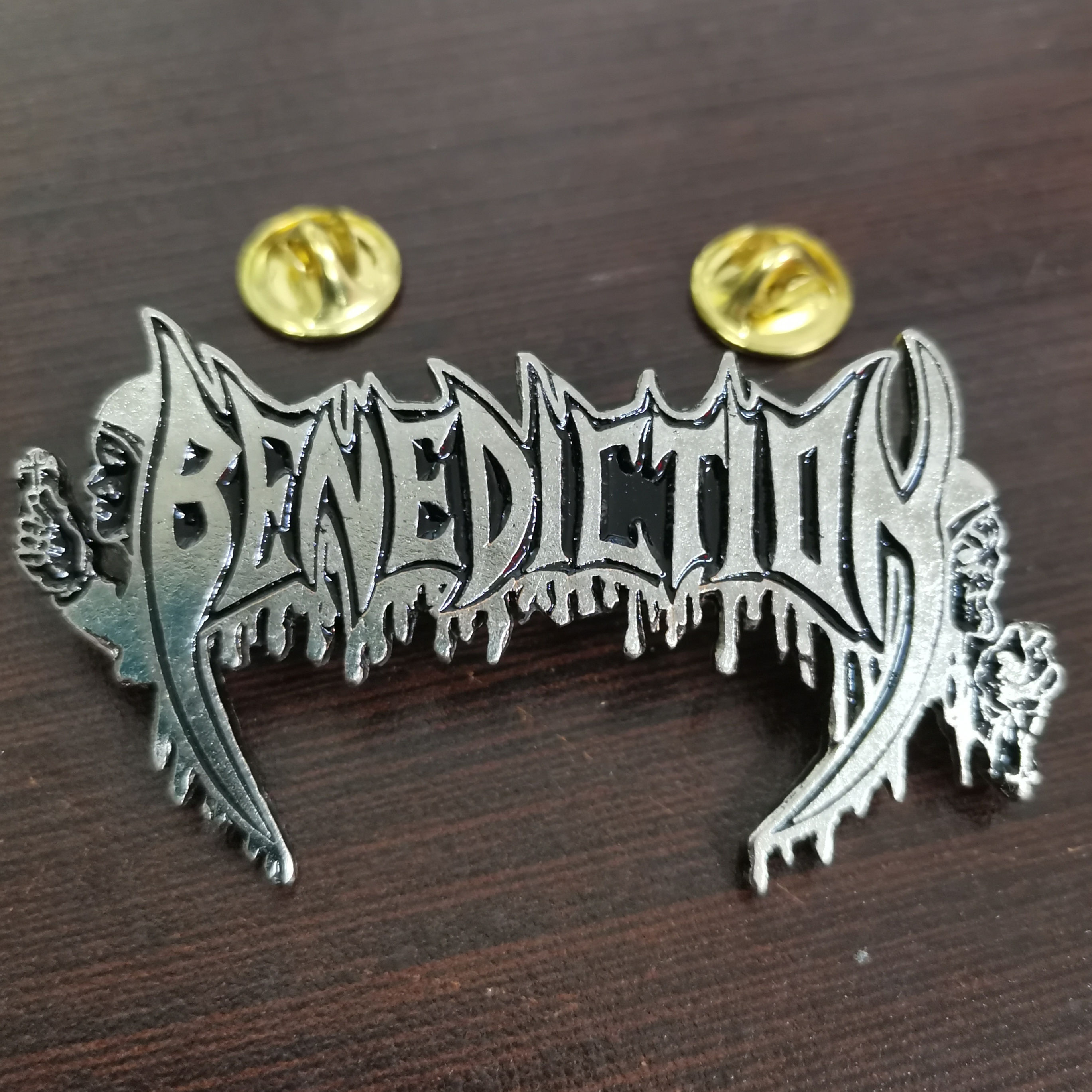 BENEDICTION - Logo METAL PIN