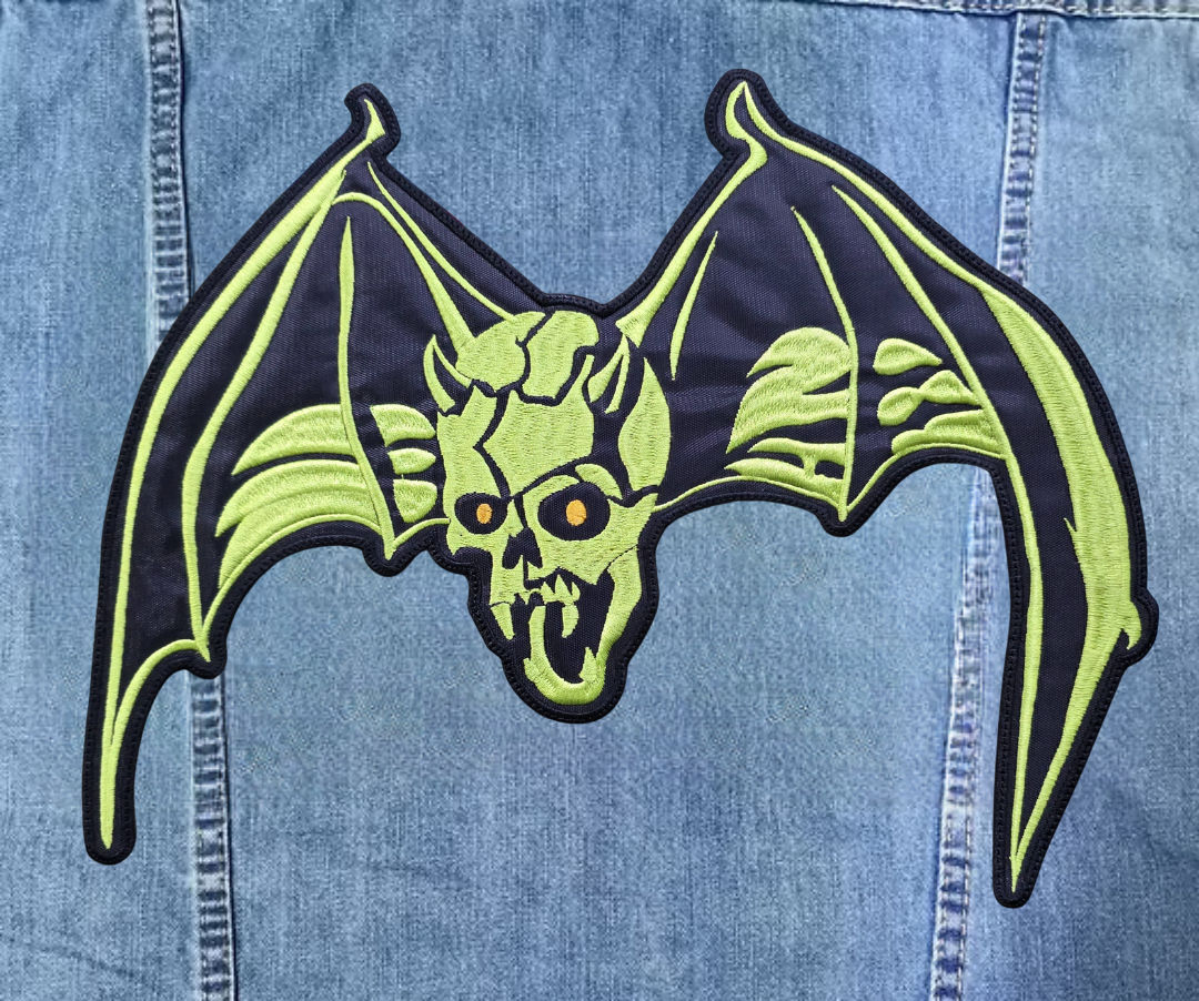 OVERKILL - BAT EMBROIDERED BACK PATCH