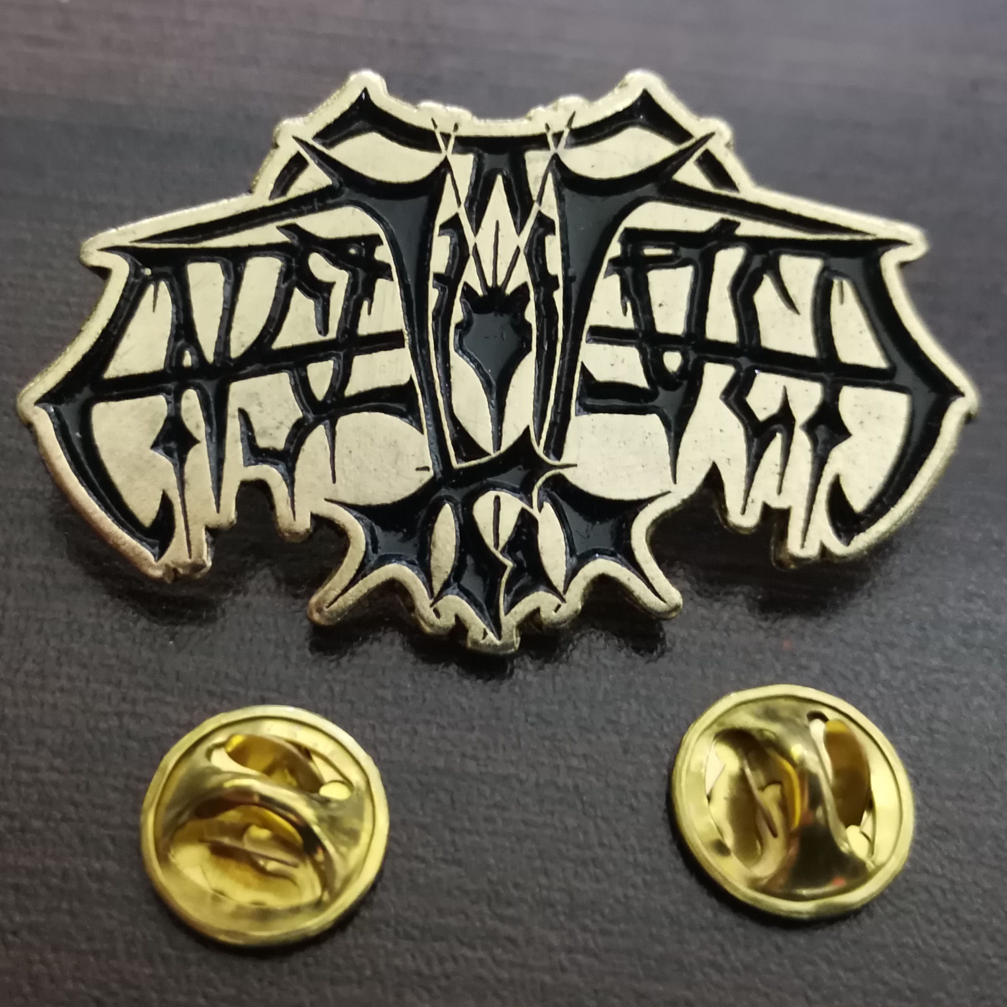 ENSLAVED - Gold Old Logo METAL PIN