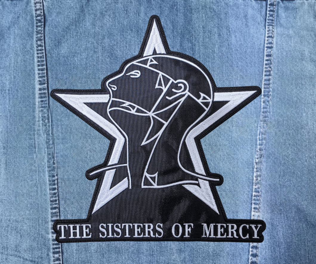 THE SISTERS OF MERCY - EMBROIDERED BACK PATCH