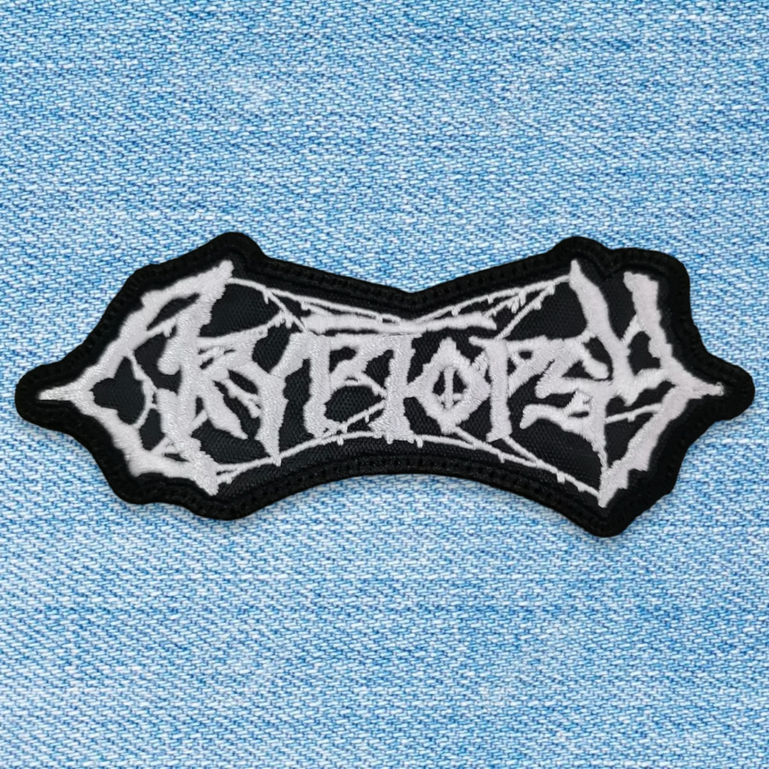 CRYPTOPSY - Logo (Shaped) EMBROIDERED PATCH