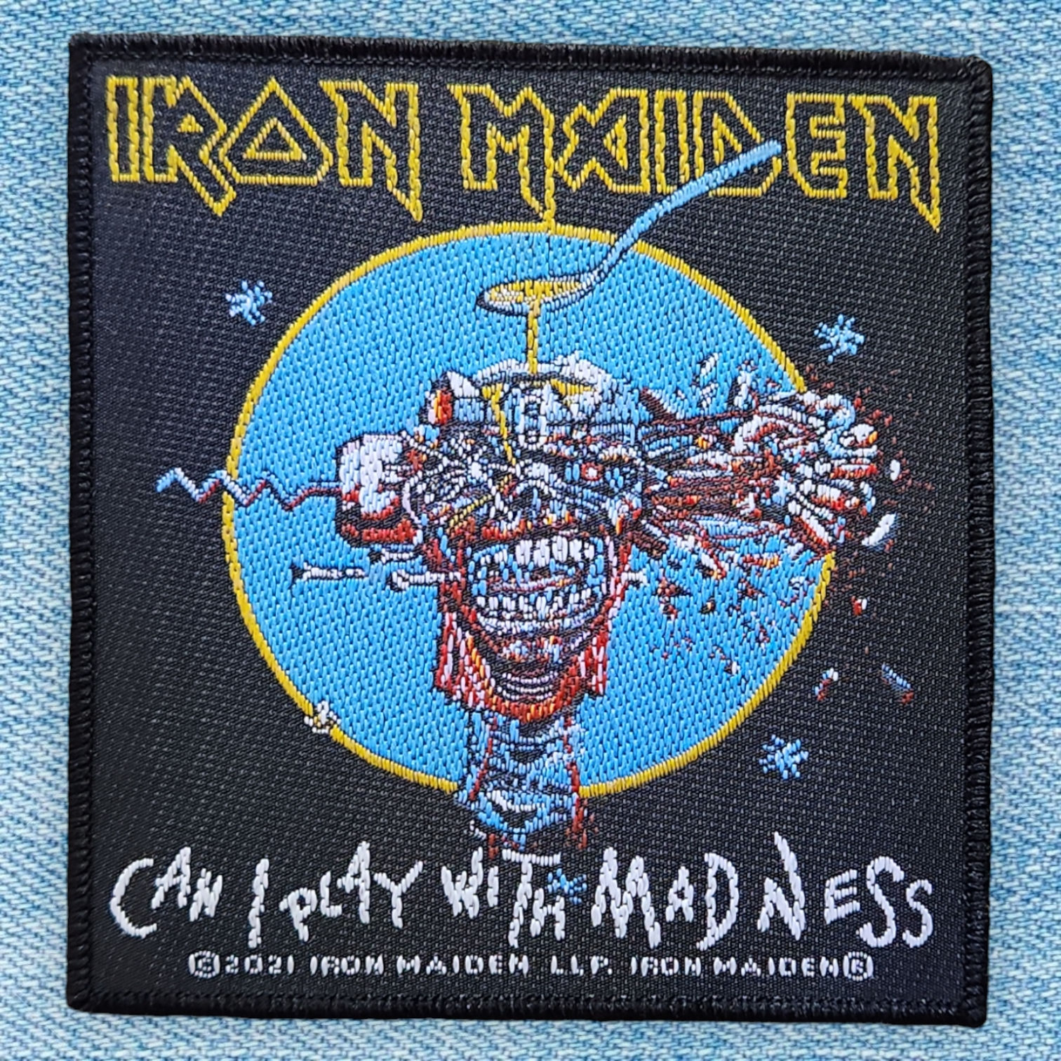 IRON MAIDEN - Can I Play With Madness WOVEN PATCHE