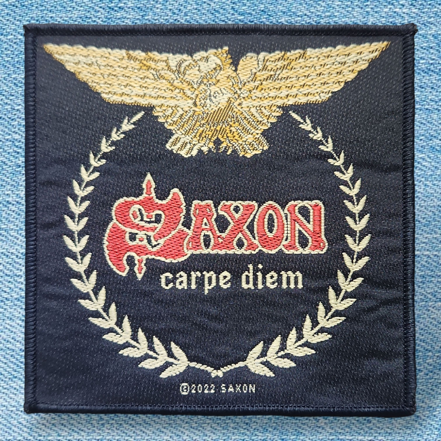 SAXON - Carpe Diem WOVEN PATCH