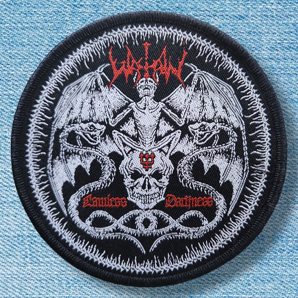 Thumbnail: WATAIN - Lawless Darkness (Demon Round) WOVEN PATCH