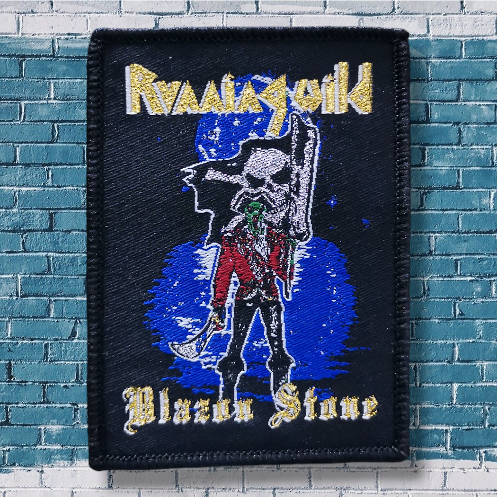 RUNNING WILD - Blazon Stone WOVEN PATCH