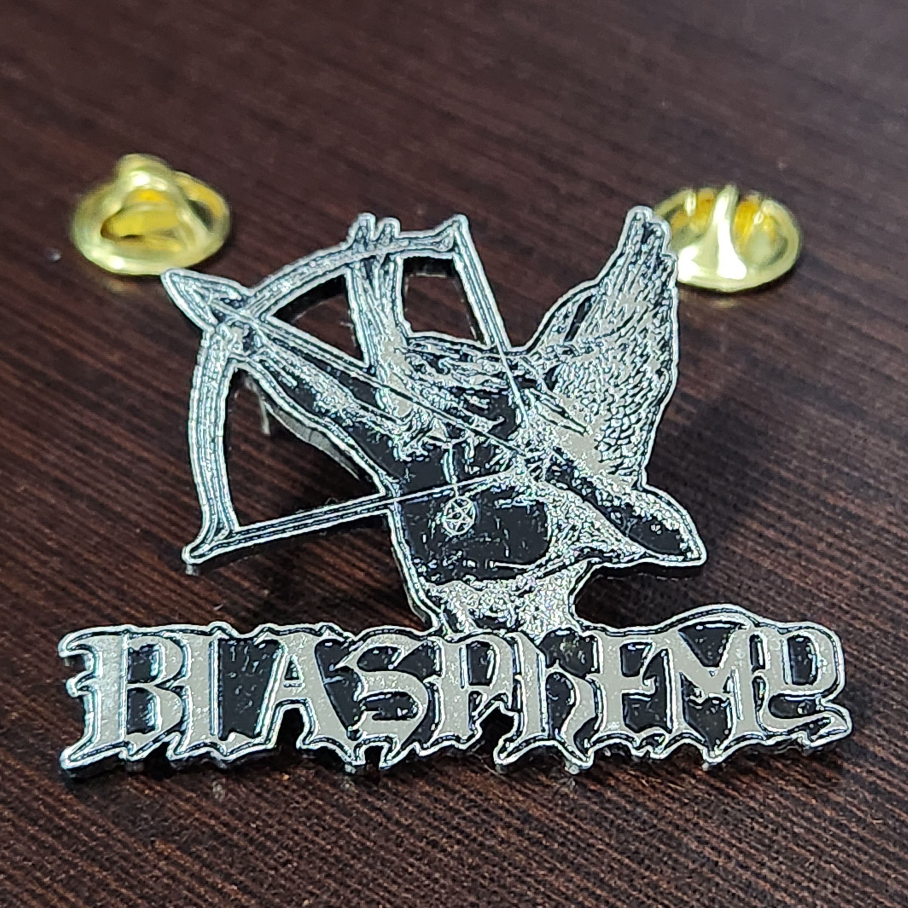 BLASPHEMY - Fallen Angel of Doom Metal Pin