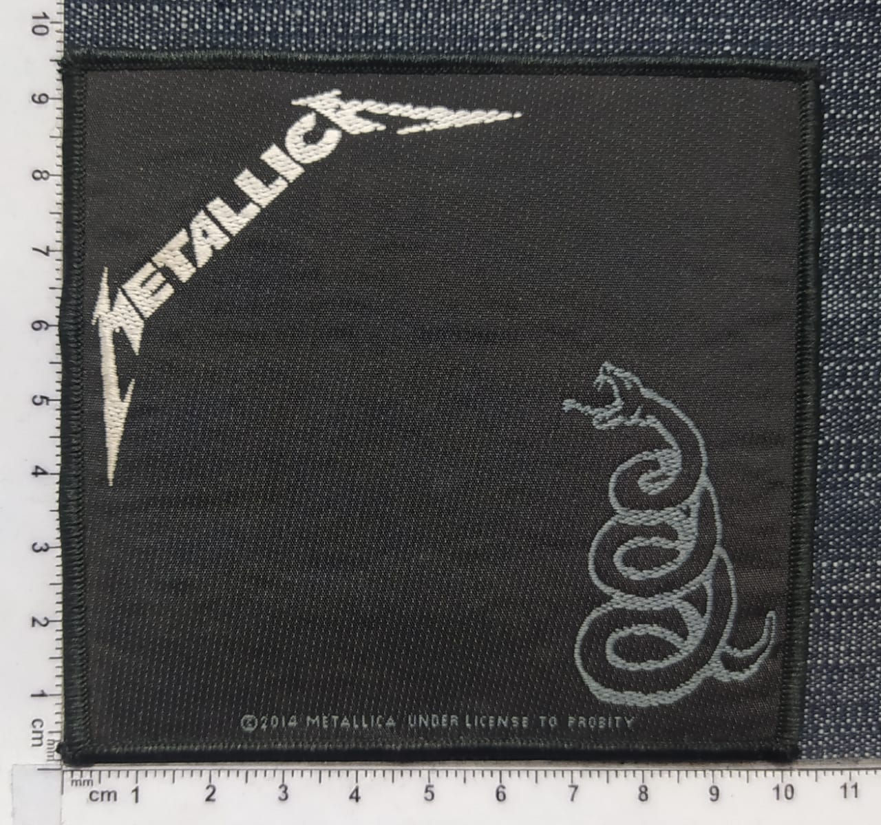 METALLICA - Black Album  WOVEN PATCH