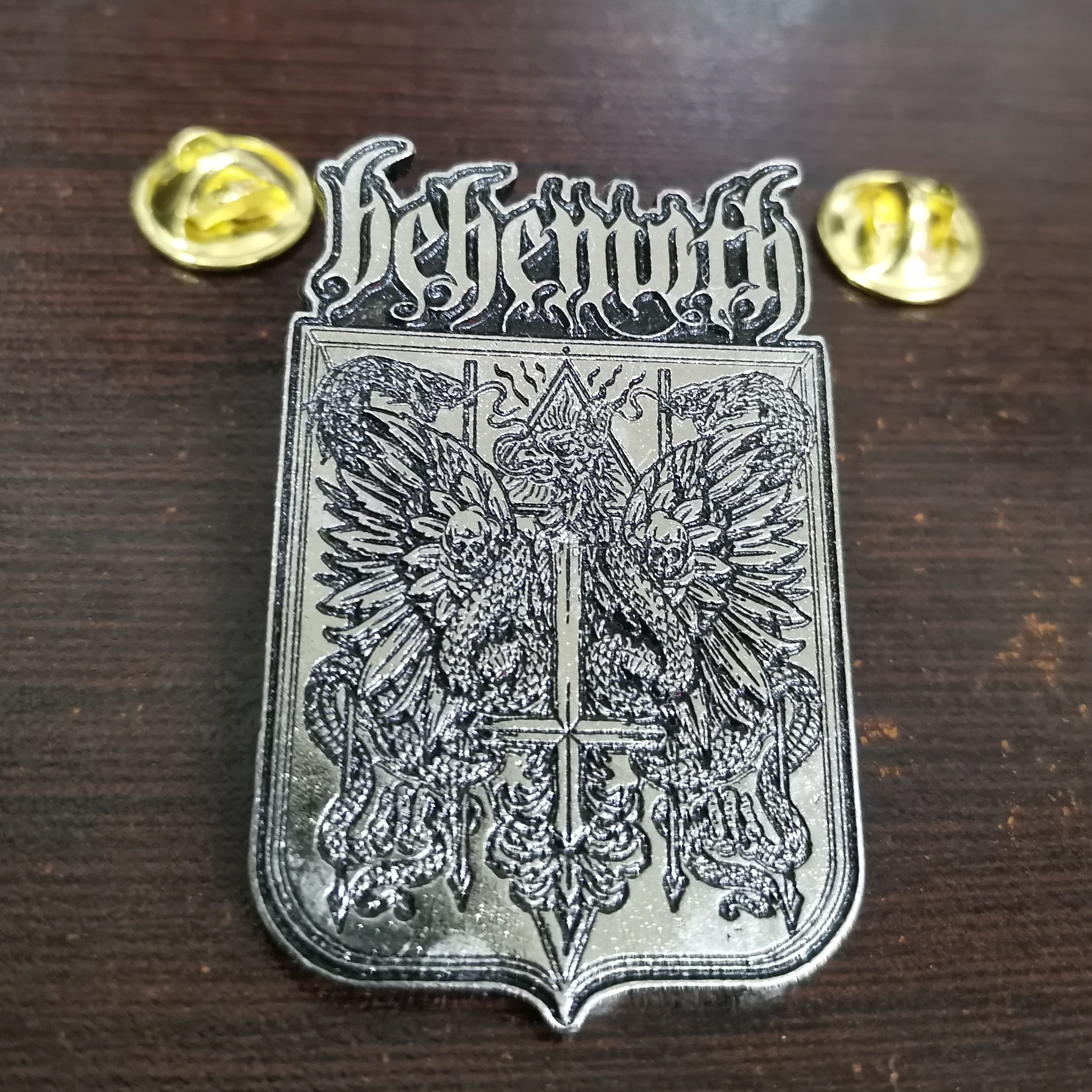 BEHEMOTH - The faithfull republik Shield METAL PIN