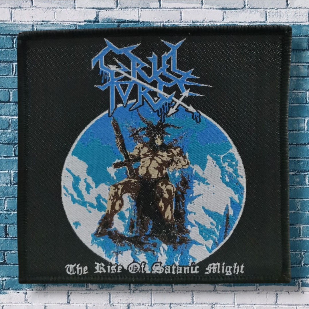 CRUEL FORCE - The Rise Of Satanic Might WOVEN PATCH
