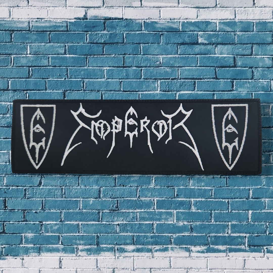 EMPEROR - Logo Shield Strip EMBROIDERED PATCH
