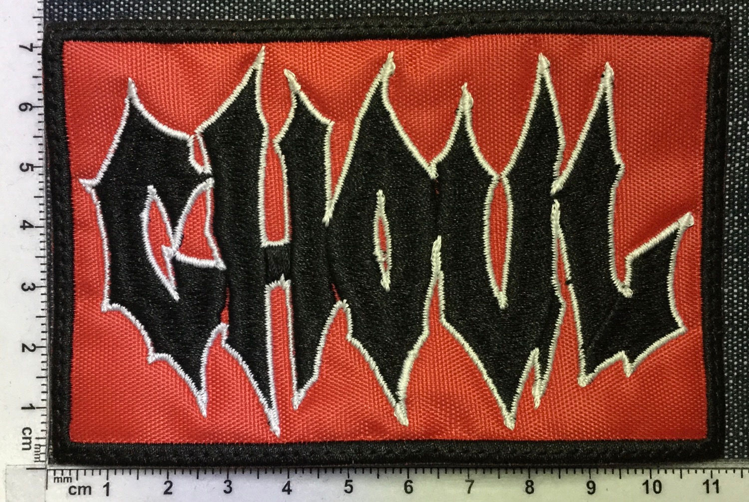 GHOUL - LOGO EMBROIDERED PATCH