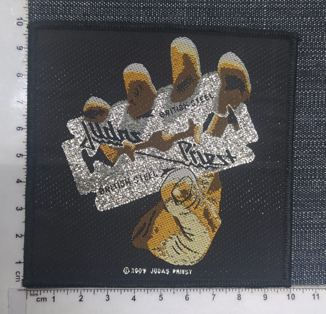 JUDAS PRIEST - British Steel  WOVEN PATCH