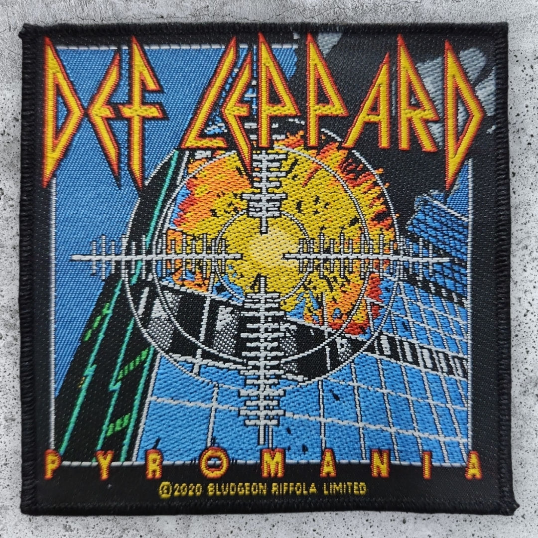 DEF LEPPARD - Pyromania WOVEN PATCH