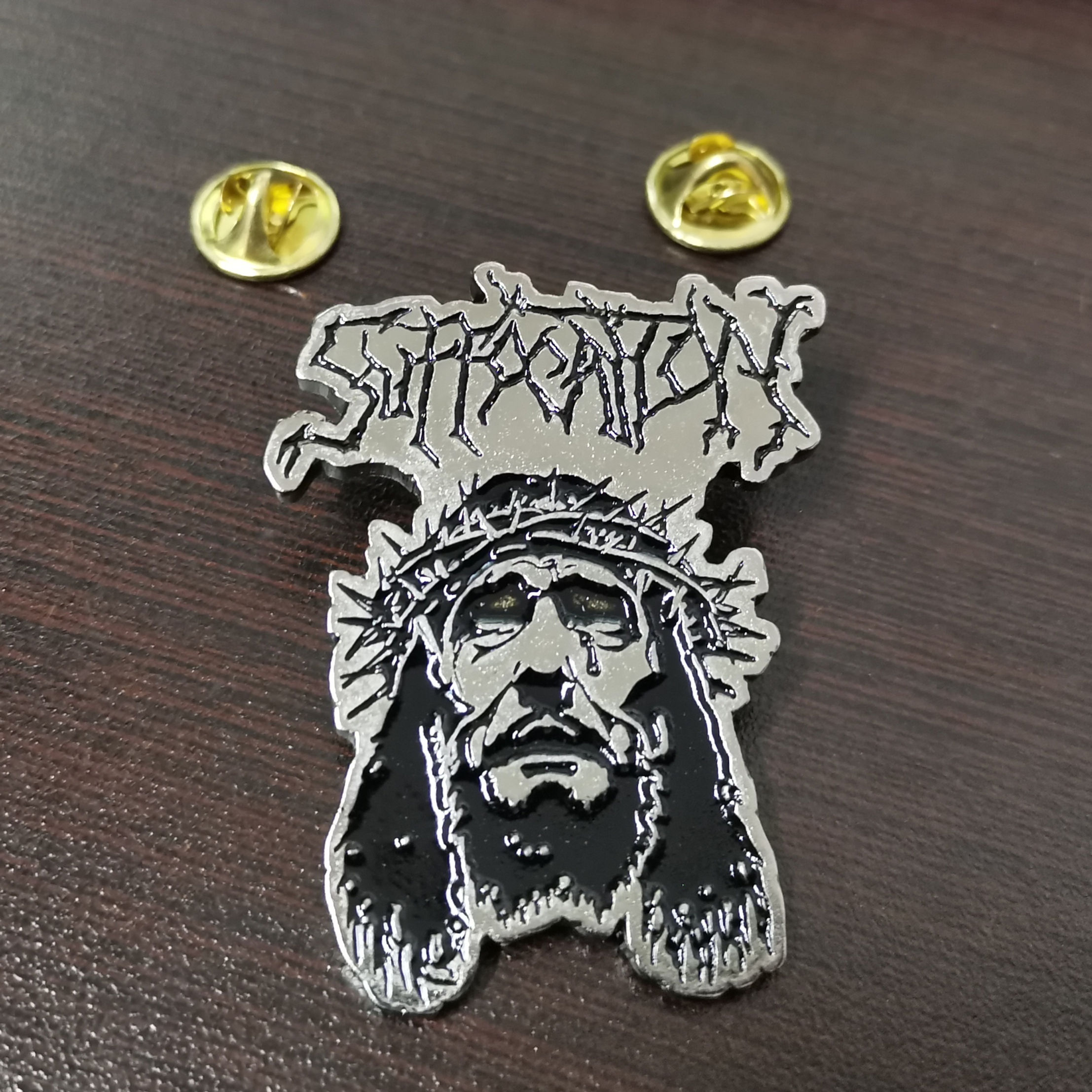 SUFFOCATION - Jesus Wept METAL PIN