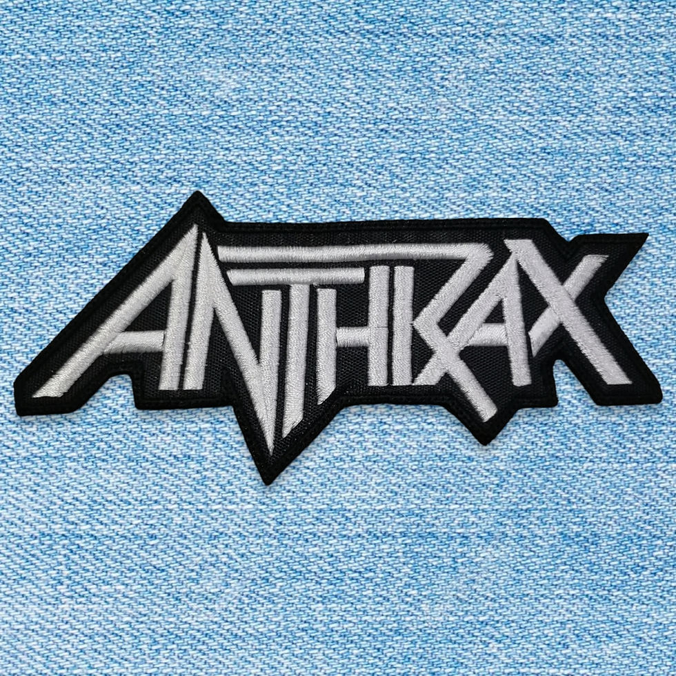Thumbnail: ANTHRAX  - Logo (yellow/white) Embroidered Patch  