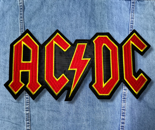 AC/DC - Logo ESPALDERA BORDADA | Blackwings