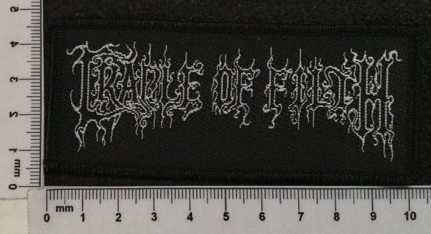 CRADLE OF FILTH - Logo Strip WOVEN PATCH