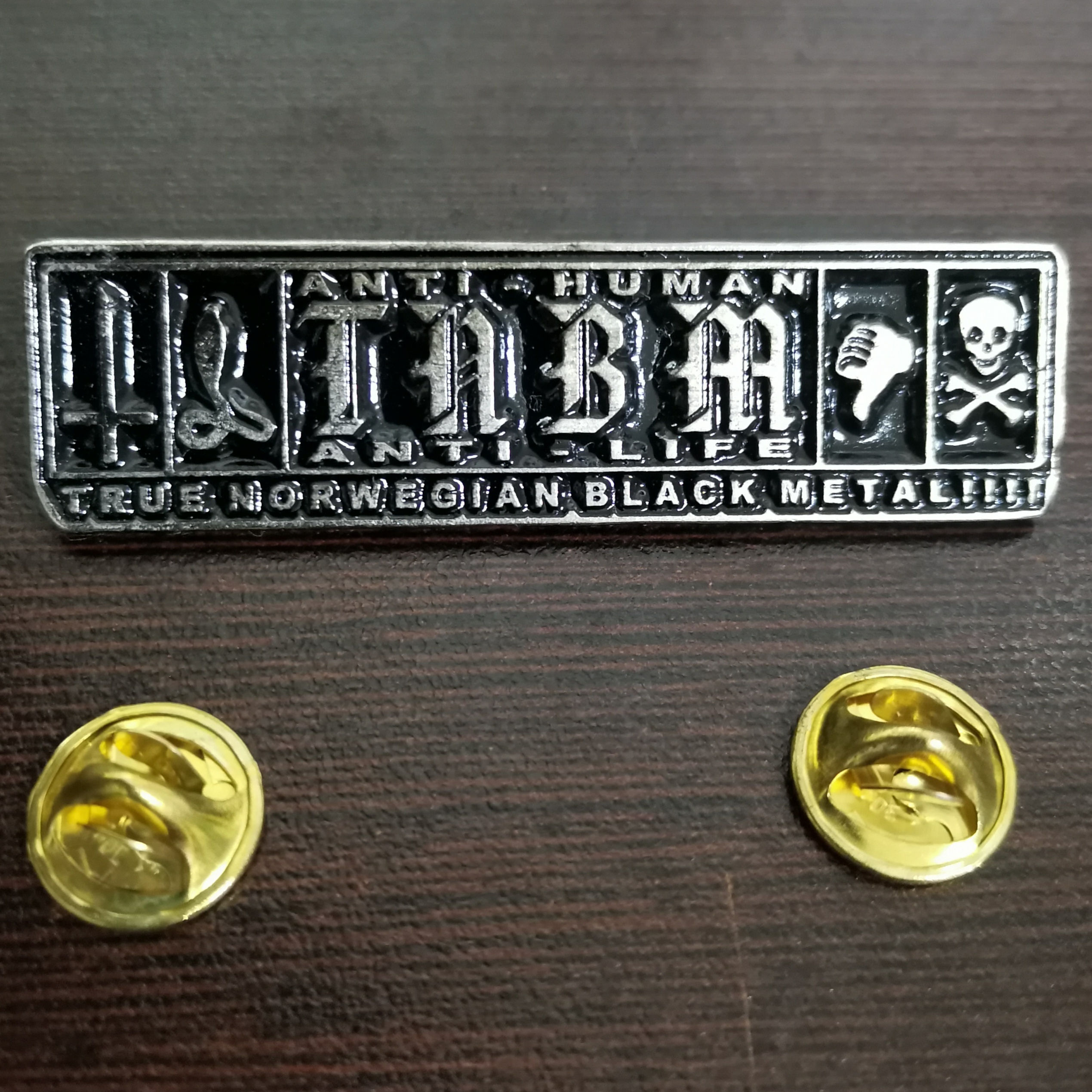 True Norwegian black metal (TNBM) - Metal Pin