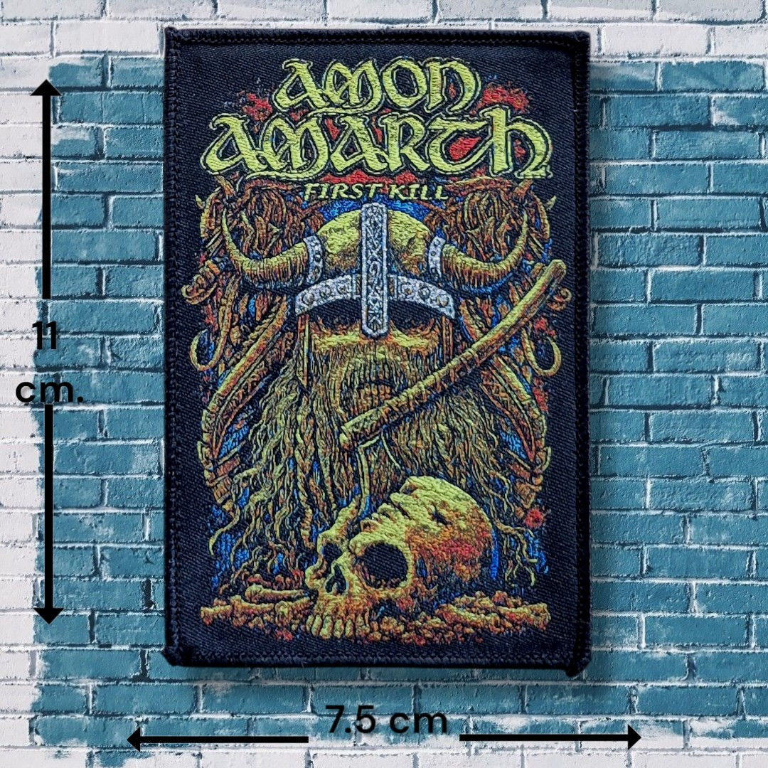 AMON AMARTH - First Kill WOVEN PATCH