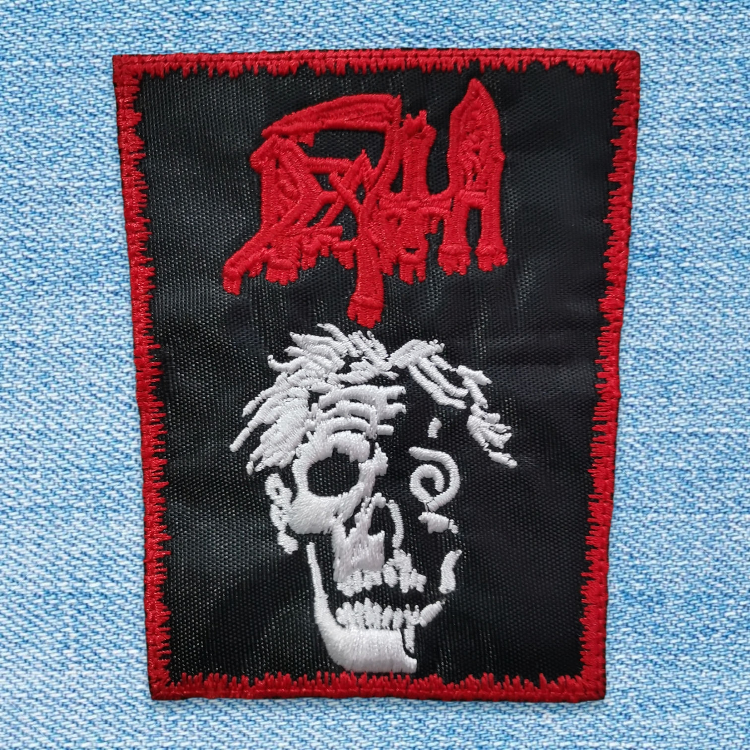 DEATH -  Logo (Scream bloody) EMBROIDERED PATCH