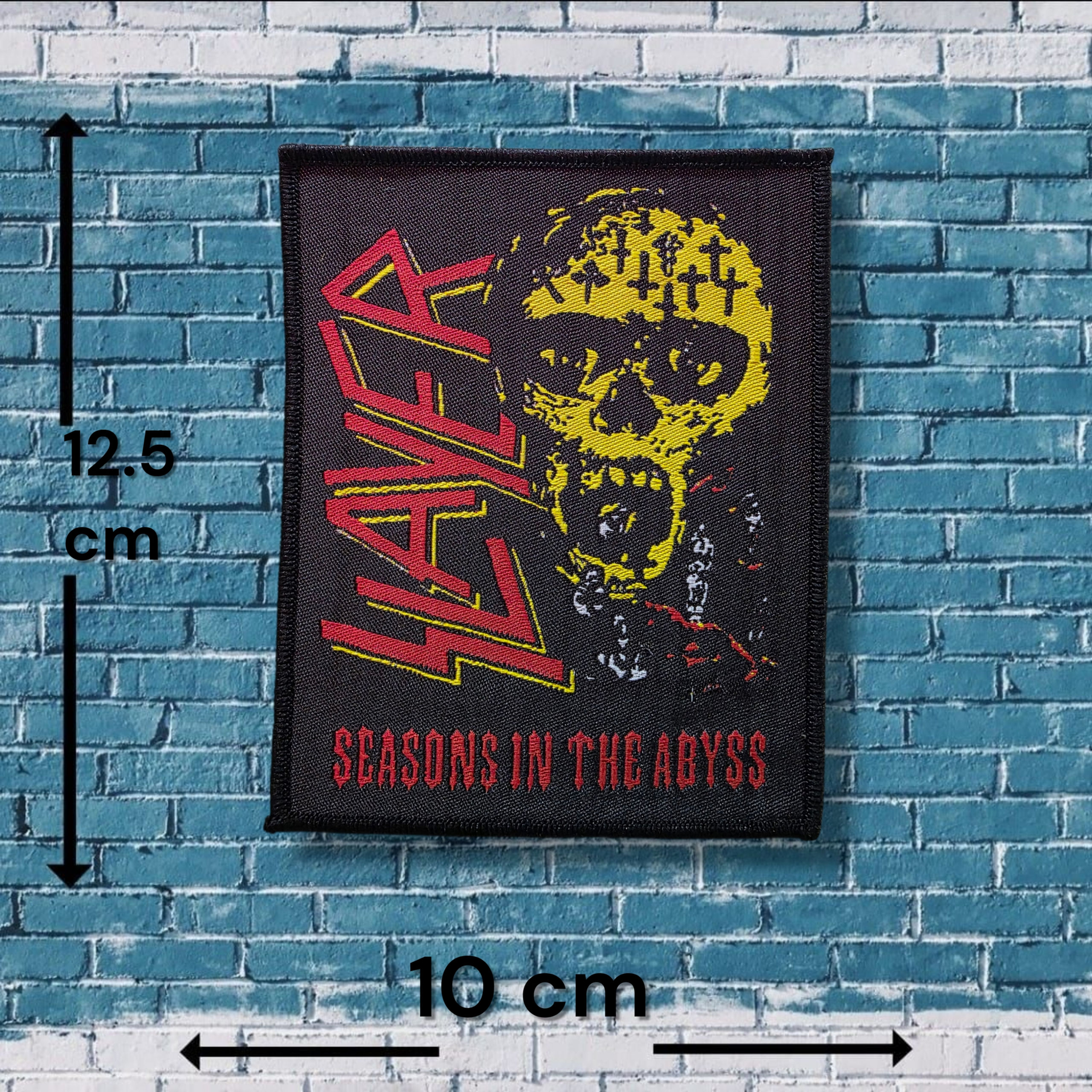 SLAYER - Seasons in the Abyss WOVEN PATCH