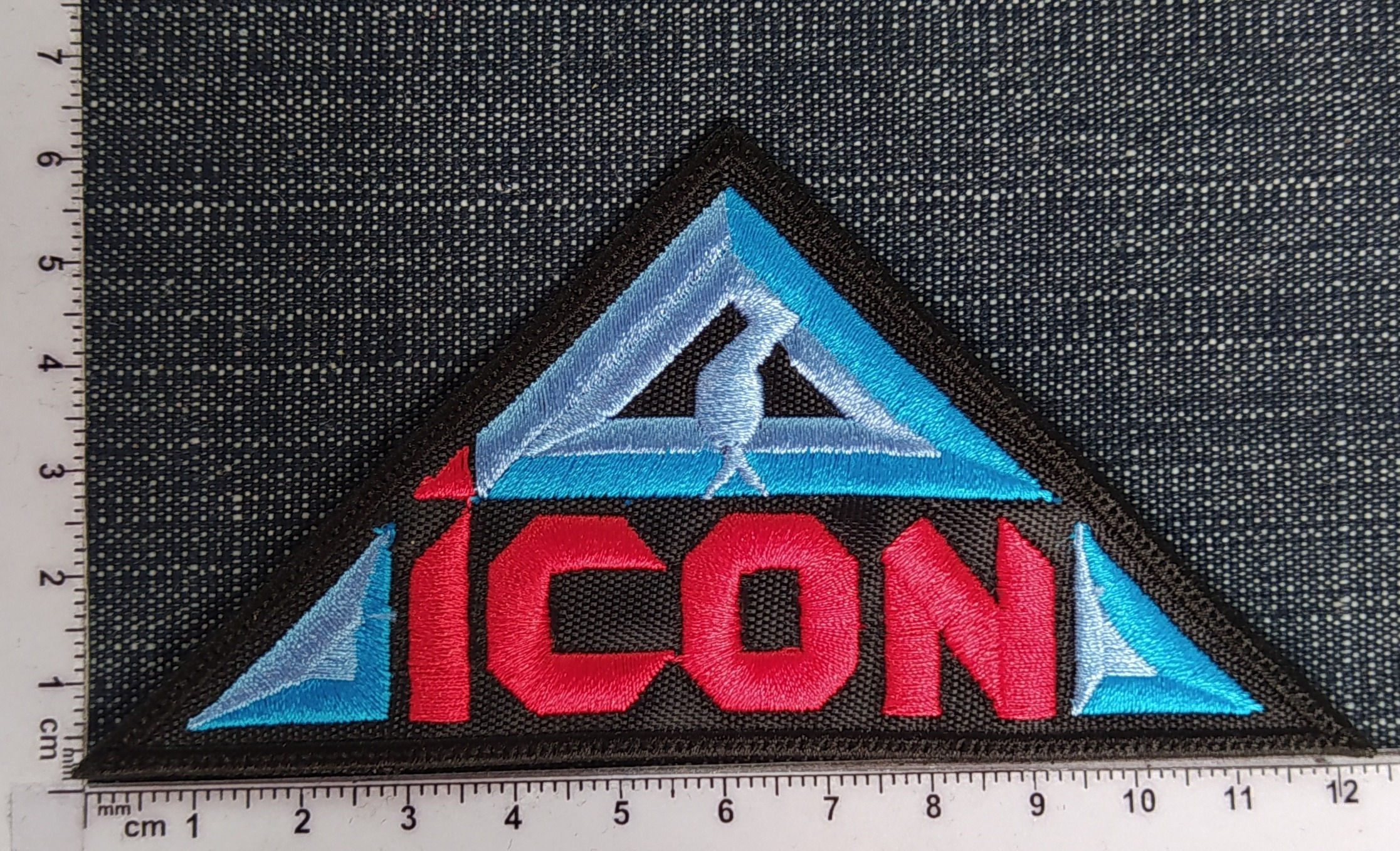 ICON - TRIANGLE LOGO EMBROIDERED PATCH