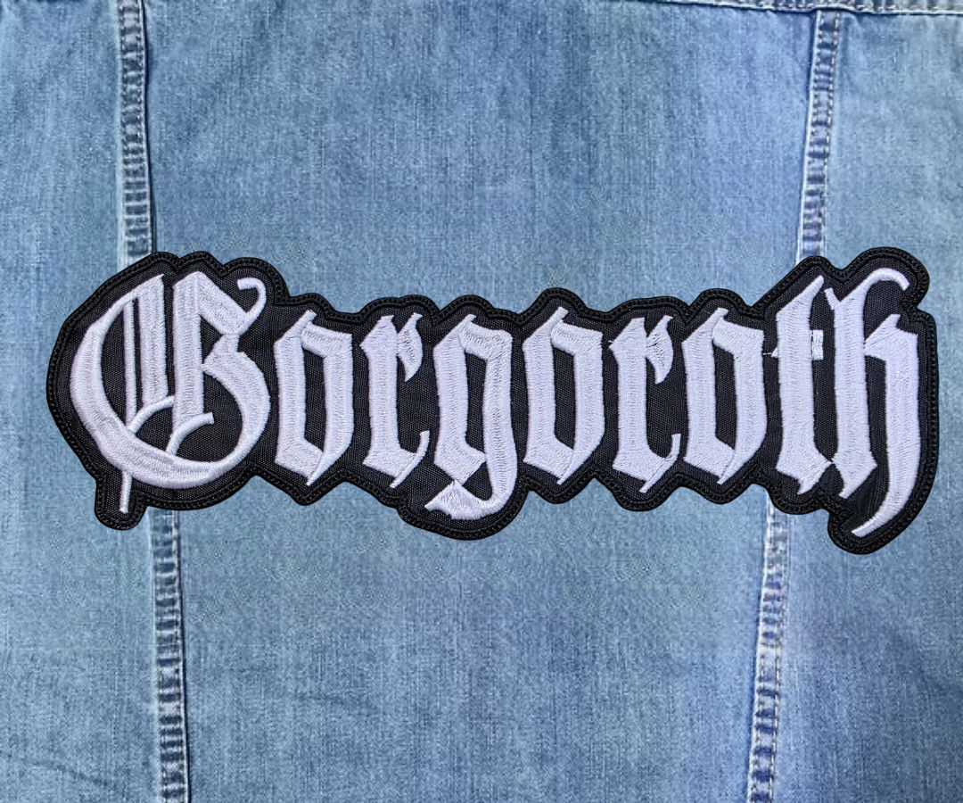 GORGOROTH - Logo EMBROIDERED BACKPATCH