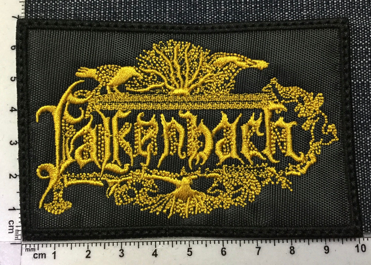 FALKENBACH - Logo EMBROIDERED PATCH