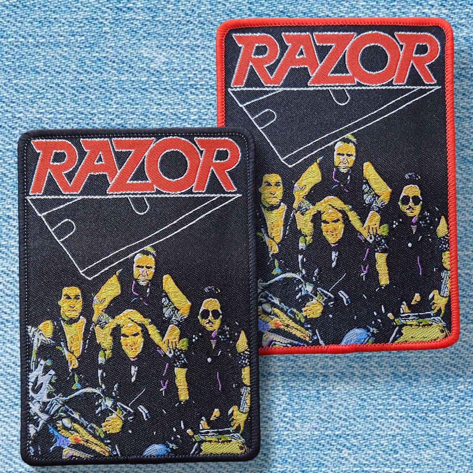 RAZOR - Logo Band WOVEN PATCH