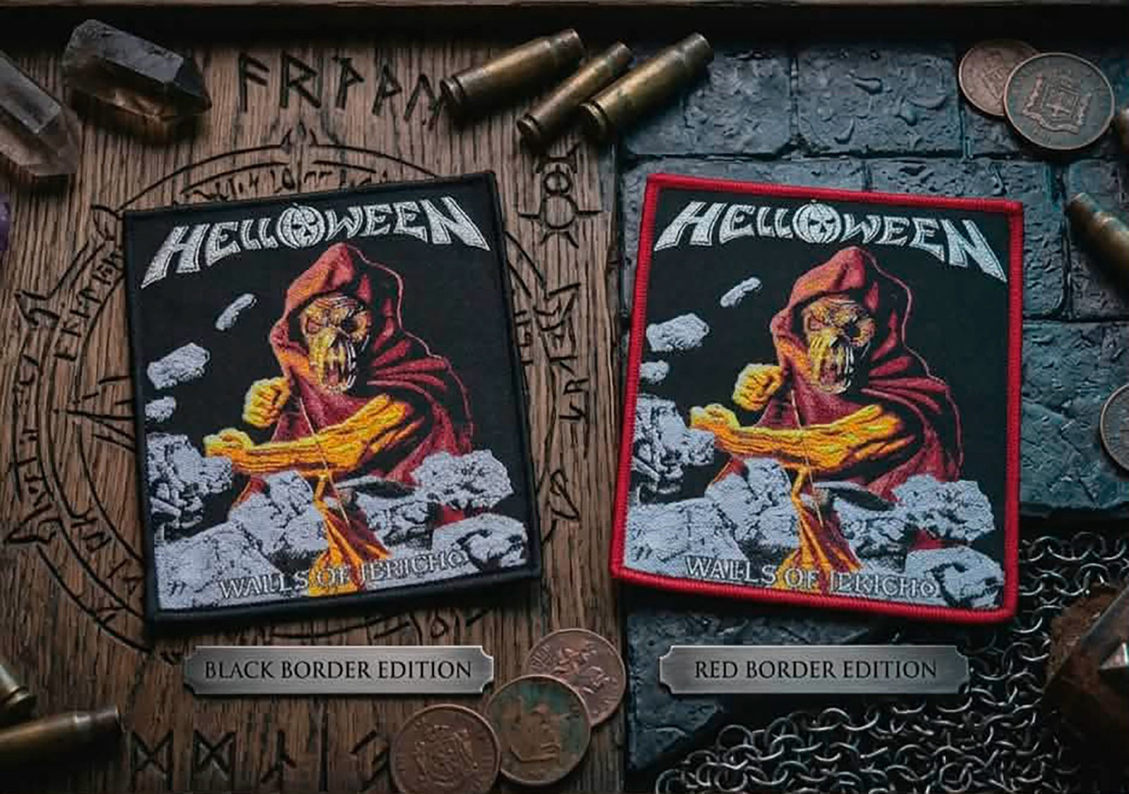 HELLOWEEN - Walls Of Jericho WOVEN PATCH