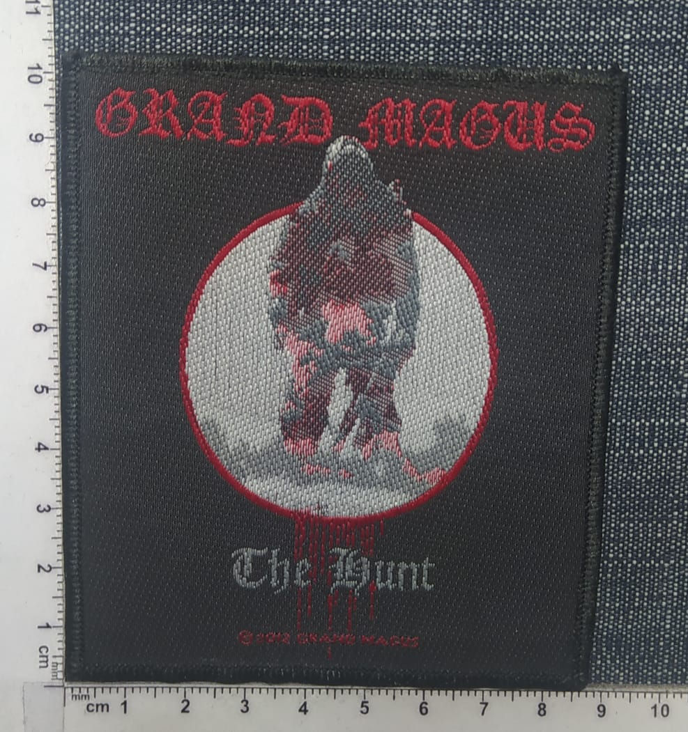 GRAND MAGUS - The Hunt  WOVEN PATCH